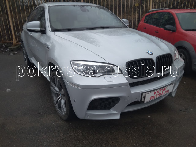 Перекраска бампера BMW X6 4